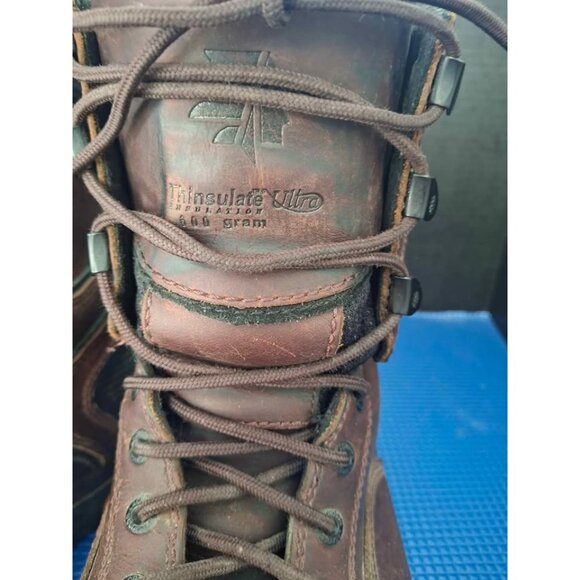 LaCrosse Mens Leather Insulated Work Boots Size 11M Brown Thinsulate 600g - Picture 7 of 8
